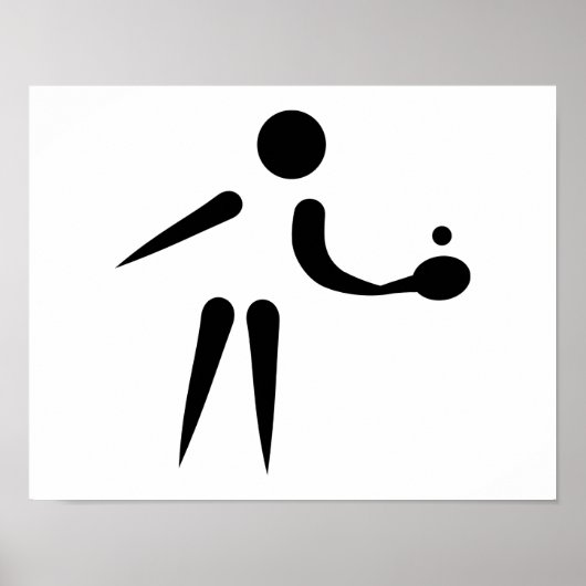 Ping Pong-tafeltennisspeler Poster (Voorkant)