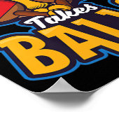 Ping Pong Takes Balls Design Tafeltennis Poster (Hoek)