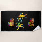 Ping Pong Tenis de Mesa 1988 Strandlaken (Voorkant)