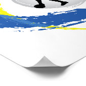 Ping Pong Tricolor Emblem Poster (Hoek)