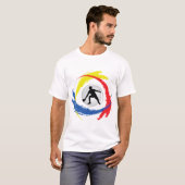 Ping Pong Tricolor Emblem T-shirt (Voorkant volledig)