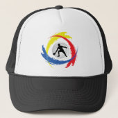 Ping Pong Tricolor Emblem Trucker Pet (Voorkant)
