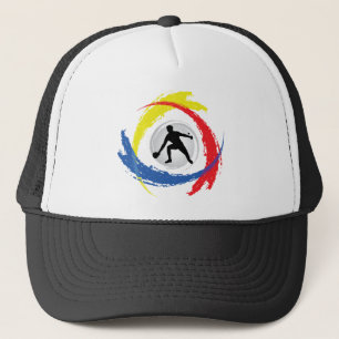 Ping Pong Tricolor Emblem Trucker Pet