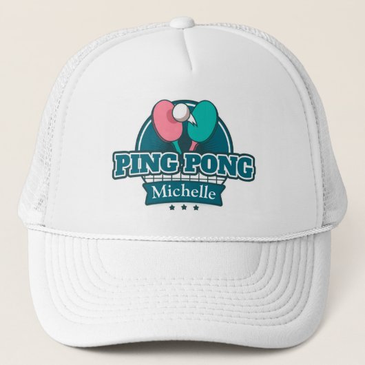 Ping Pong Trucker Hat Pet (Voorkant)