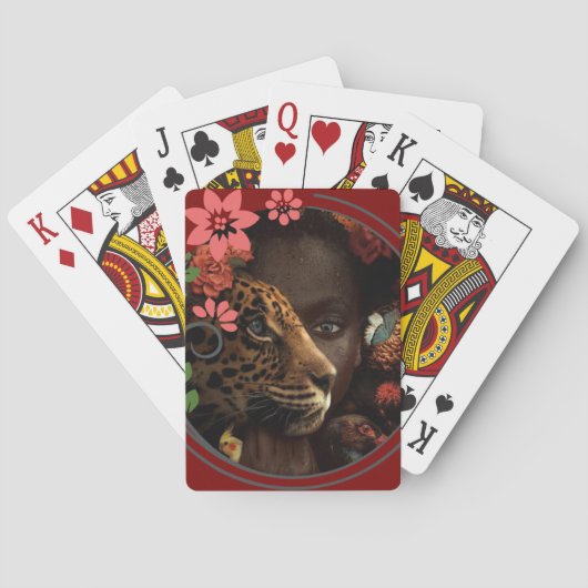 Ping pong vibes  pokerkaarten (Achterkant)