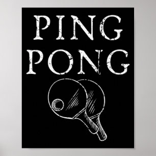 Pingel de Tennis van de Tennis van de Lijst van de Poster