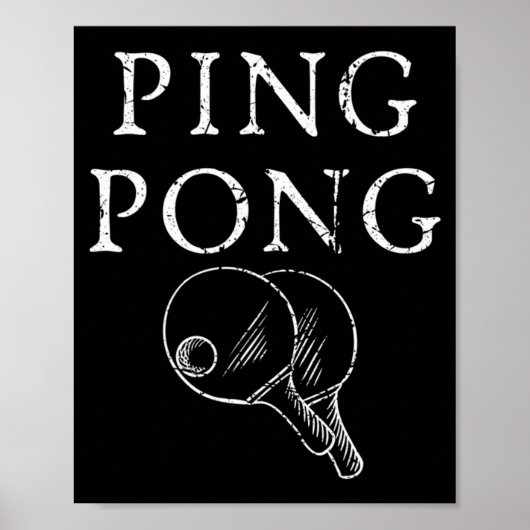 Pingel de Tennis van de Tennis van de Lijst van de Poster (Voorkant)