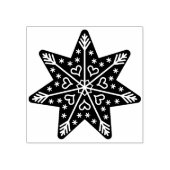 pingerbrood - sterrenstempel rubberstempel (Afrduk)