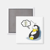 Pingium sonhando com een geladeira magneet (Voorkant / Achterkant)