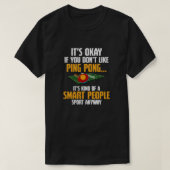 pingpong Game product Funny Smart Player T-shirt (Design voorkant)