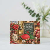 Pingpong Kerst thema Briefkaart (Staand voorkant)
