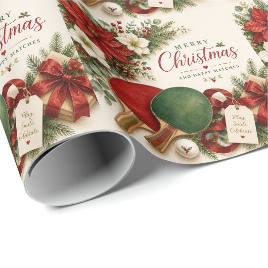 Pingpong Kerst thema Cadeaupapier (Rol Hoek)