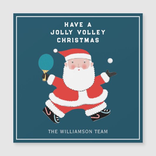 Pingpong kerstkaarten (Voorkant)