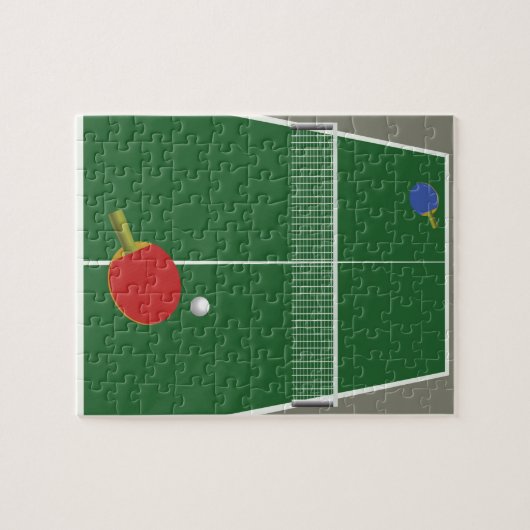 pingpong legpuzzel (Horizontaal)