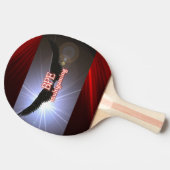 pingpong logo Bpe Tafeltennisbatje (Zijkant)