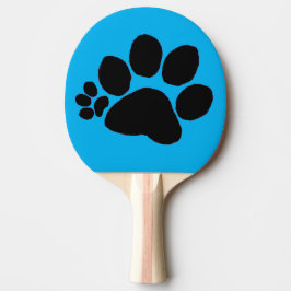 Pingpong Paddle - Juiste polydactylpawprint op Blu Tafeltennisbatje