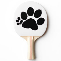 Pingpong Paddle - rechter polydactylpawprint