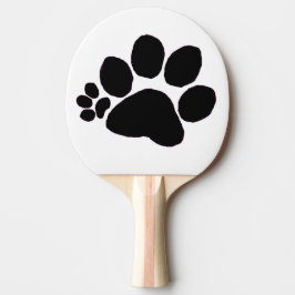 Pingpong Paddle - rechter polydactylpawprint Tafeltennisbatje