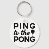 pingpong - pingel aan pong sleutelhanger (Voorkant)