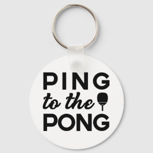 pingpong - pingel aan pong sleutelhanger