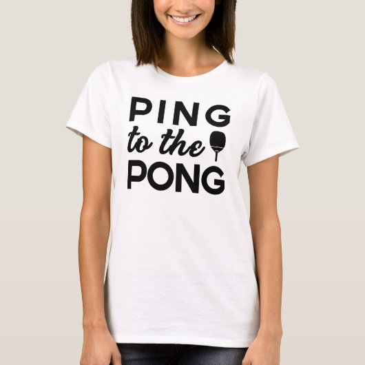 pingpong - pingel aan pong t-shirt (Voorkant)