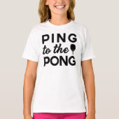 pingpong - pingel aan pong t-shirt (Voorkant)