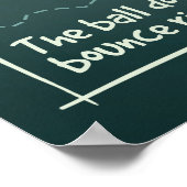 Pingpong-Posters: 1001 Escuses Poster (Hoek)