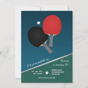 PingPong Uitnodiging