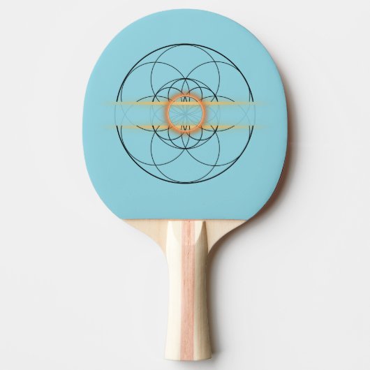 Pingpong voor de bloei van de aarde tafeltennisbatje (Voorkant)