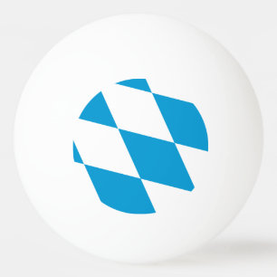Pingpongbal met vlag van Beieren, Duitsland