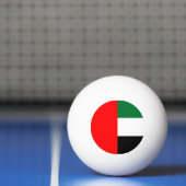 Pingpongbal met vlag van de Verenigde Arabische Em (Net)