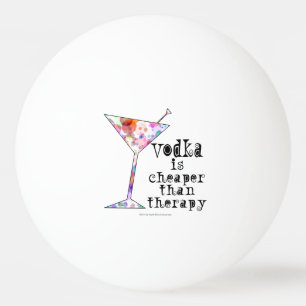 PINGPONGBALLEN - VODKA IS GOEDKOPER DAN THERAPIE