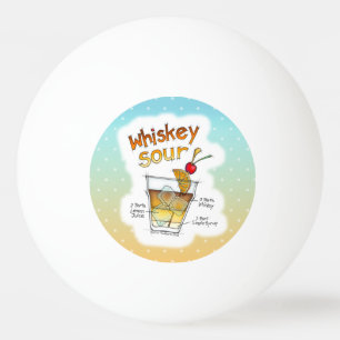 PINGPONGBALLEN - WHISKEY SOUR RECEPT COCKTAIL KUNS
