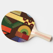 Pingpongbat met perspectief tafeltennisbatje (Zijkant)