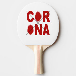 Pingpongkoek CORONA X rubber Tafeltennisbatje