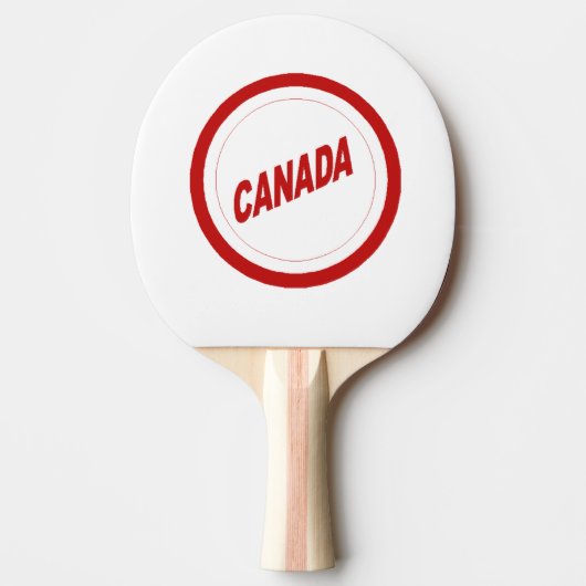 Pingpongkraai CANADA Tafeltennisbatje (Voorkant)
