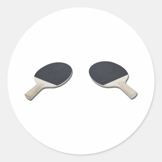 PingPongPaddle052711 Ronde Sticker (Voorkant)