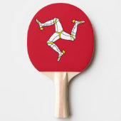 Pingpongpeddel met Isle of Man Flag Tafeltennisbatje (Voorkant)