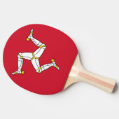 Pingpongpeddel met Isle of Man Flag Tafeltennisbatje (Zijkant)