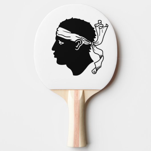 Pingpongpeddel met vlag van Corsica Tafeltennisbatje (Voorkant)