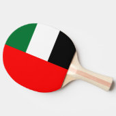 Pingpongpeddel met vlag van de VAE Tafeltennisbatje (Zijkant)