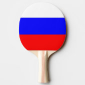 Pingpongpeddel met vlag van Rusland Tafeltennisbatje (Achterkant)
