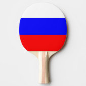 Pingpongpeddel met vlag van Rusland Tafeltennisbatje (Voorkant)