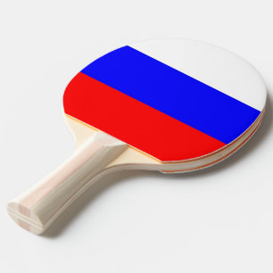 Pingpongpeddel met vlag van Rusland Tafeltennisbatje