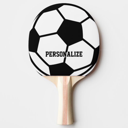 Pingpongpeddel voor persoonlijk voetbal tafeltennisbatje (Voorkant)