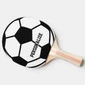 Pingpongpeddel voor persoonlijk voetbal tafeltennisbatje (Zijkant)