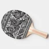 pingpongpeddels tafeltennisbatje (Zijkant)