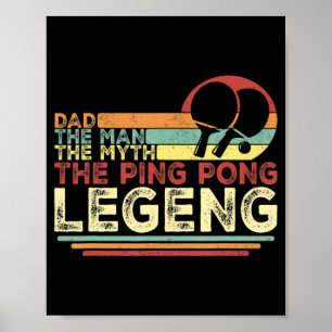  pingpongpong pingpingpong spelend T-shirt Fathe Poster