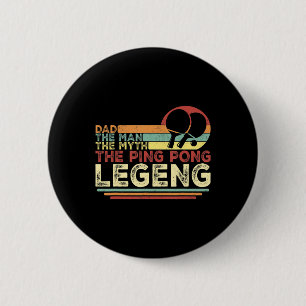 pingpongpong pingpingpong spelend T-shirt Fathe Ronde Button 5,7 Cm