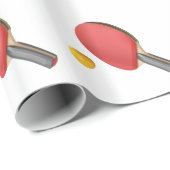 pingpongracket en -bal cadeaupapier (Rol Hoek)